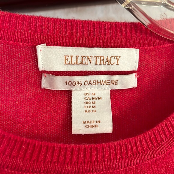 Ellen Tracy Cashmere Sweater - Picture 3 of 4